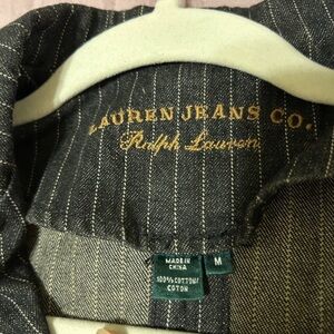 Ralph Lauren Striped Denim Jacket